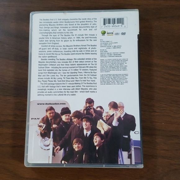 The Beatles - The First U.S. Visit on‎ D.V.D. - Picture 3 of 6